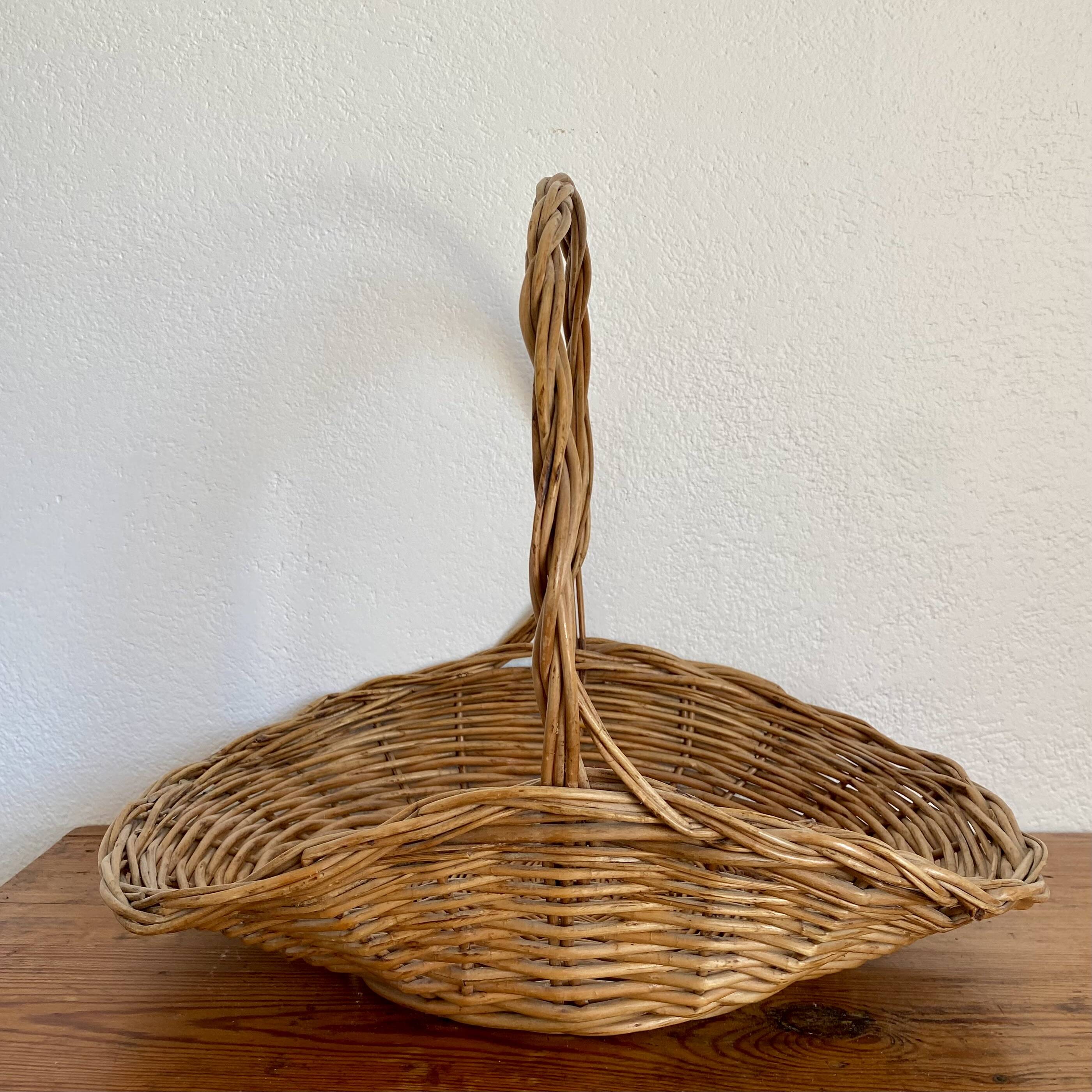 Wicker picking basket