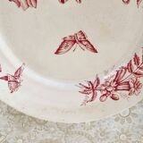 6 iron earth dessert plates lot 4