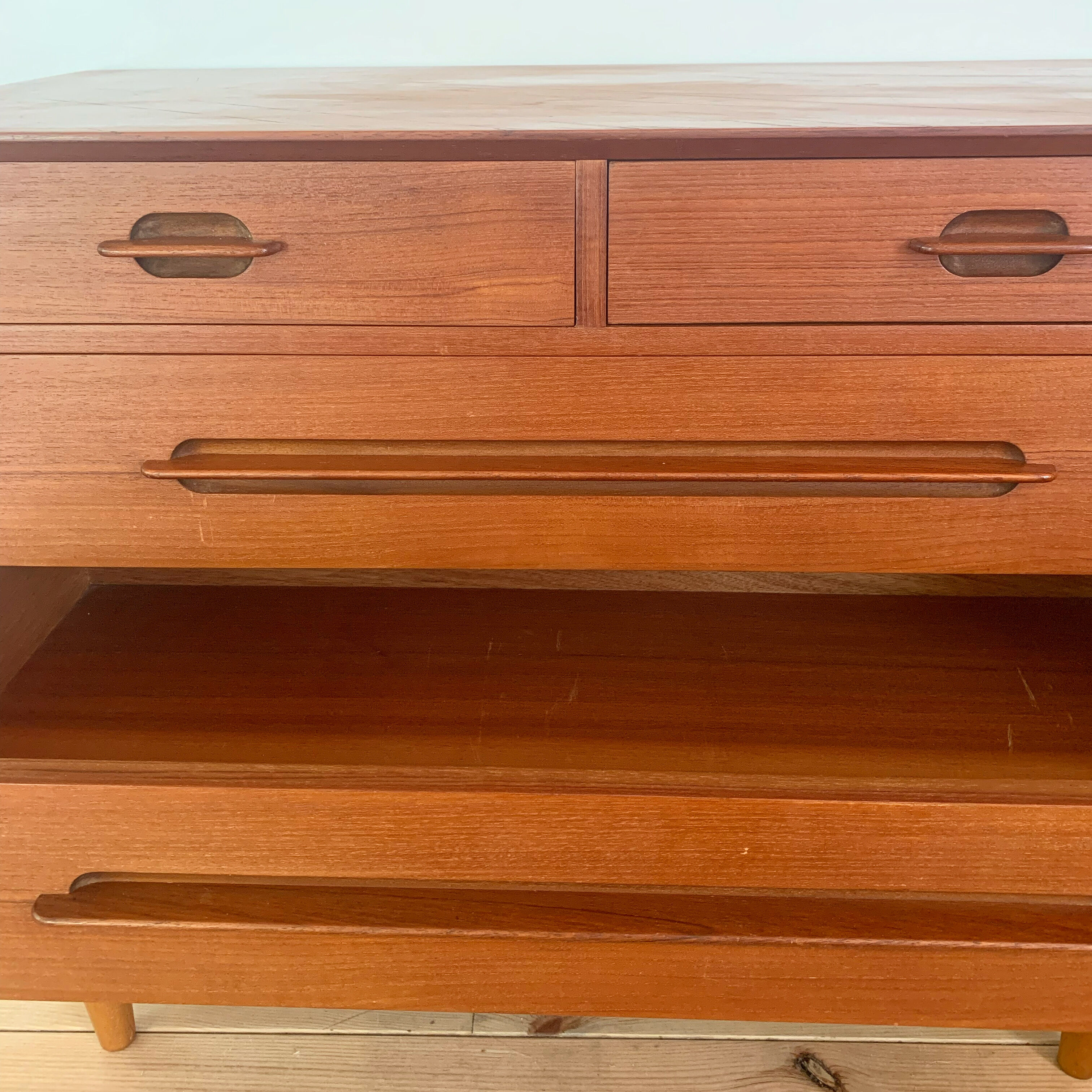 Vintage Danish teak dresser
