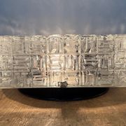 Vintage Glass Wall Or Ceiling Light, 1970s
