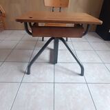 Bureau  d'écolier vintage une place