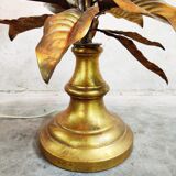 Vintage floral table lamp, 1960s