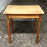 Solid oak bedroom table