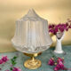 Art Deco lamp with floral patterns