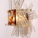 Glass wall light from PoliArte, Italy, 1970s