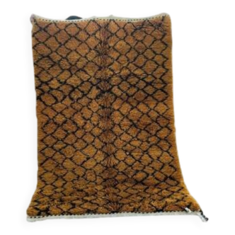 Authentic Mrirt Handwoven Moroccan Rug | Water-Softened Wool