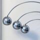 Sculptural Space Age Arco Floor Lamp, Chrome Metal, Three Lights, Reggiani