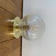 Vintage glass globe wall or ceiling light.