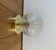 Vintage glass globe wall or ceiling light.