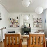 Pair of pine armchairs, 1980s, Sweden