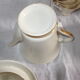 Coffee service or tea in faience Salins France