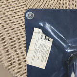 Mid-century beige fabric swivel chair from stol