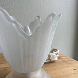 Vintage tulip glass flower lamp