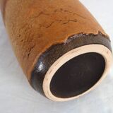 Large Scheurich vase, fat lava decor, 60s