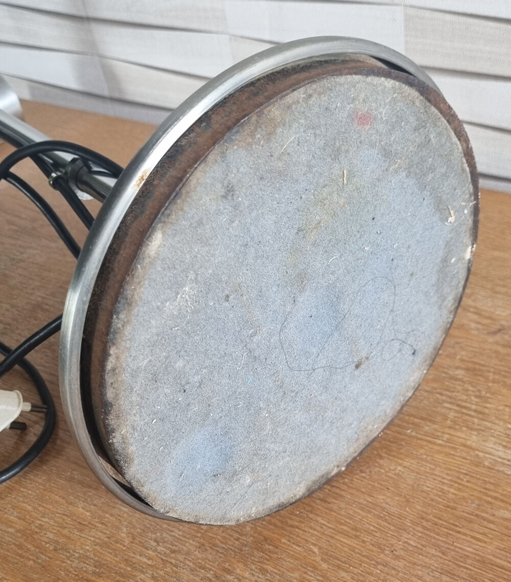 Lampe de bureau, design, chromée, ajustable, vintage, années 70.