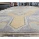 Vintage Turkish Oushak Handmade Wool Runner Rug 114x250