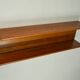 Solid teak wall shelf, 1960s Germany.