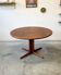 Table ronde extensible, Danemark années 1960/1970, Mid-C, vintage