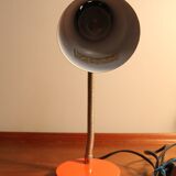 Red desk lamp "veb narva" made in ddr 70's