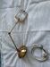 Vintage desk lamp, to be mounted on the wall.