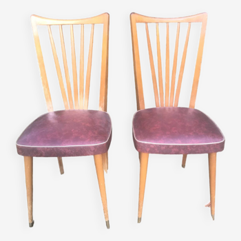 Pair of Charles Ramos chairs 1960