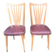 Paire de chaises Charles Ramos 1960