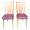 Paire de chaises Charles Ramos 1960