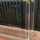 Plexi console double glass tray