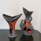 Geometric design vase signed Le Vaucour Vallauris