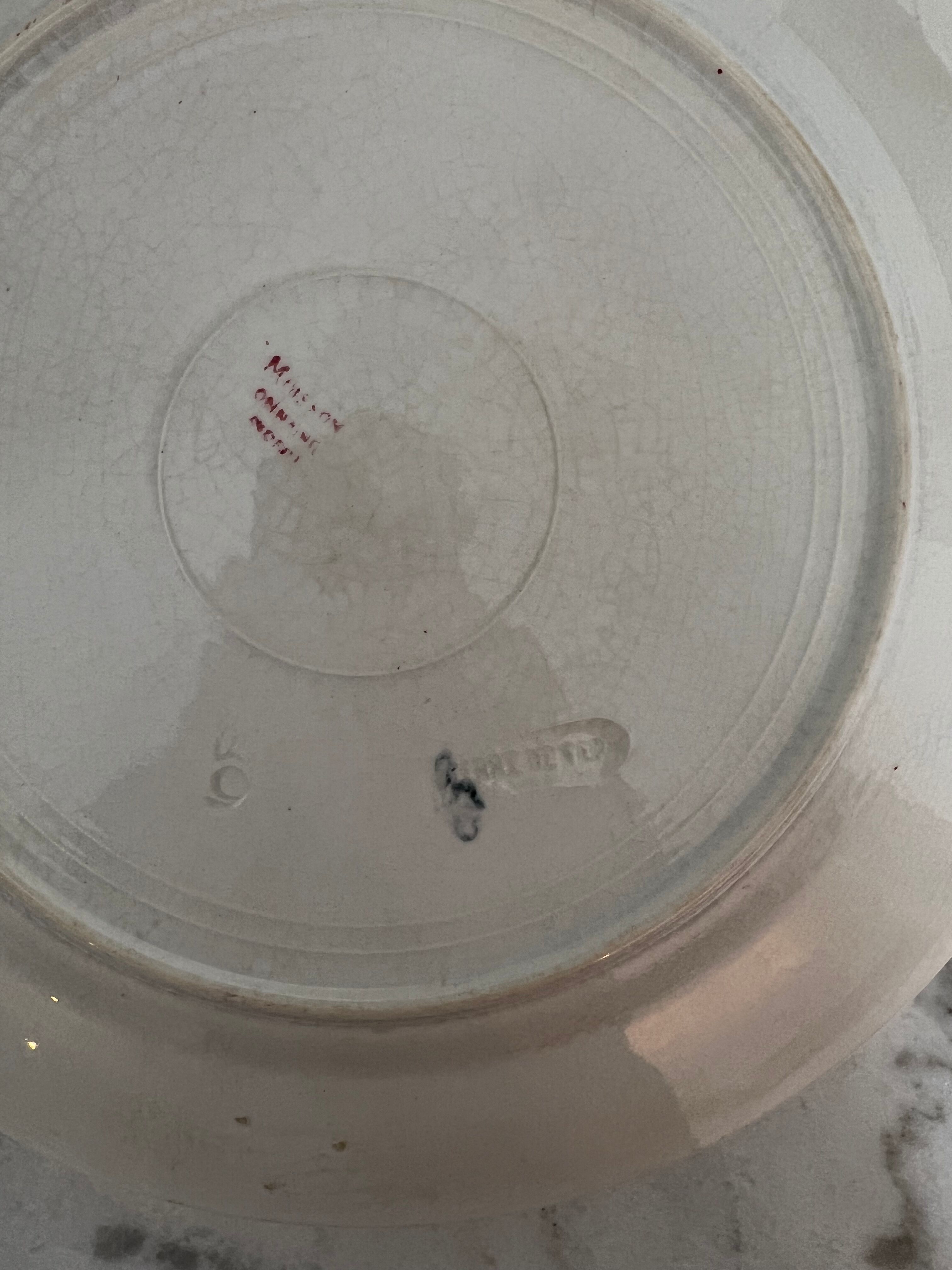 Lot 4 flat plates Terre de Fer (state of use)