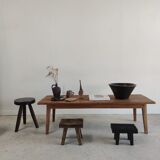 Coffee table in recycled solid teak L:161cm