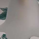 Suspension, glass lamp forming a tulip