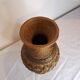 Woven rattan & ceramic vase – handcrafted decorative piece