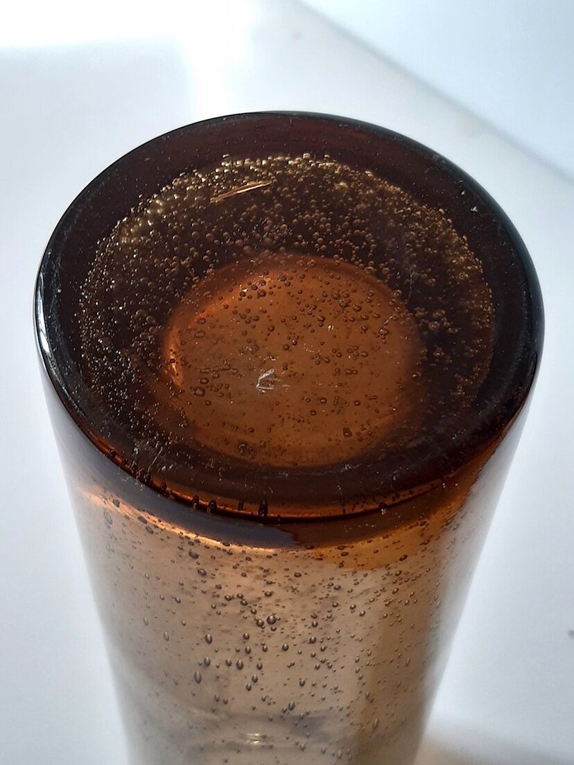 Vintage bubble vase from bendor glassware