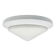 1980s Bahag round ceiling light made of glass and metal