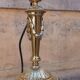 19th Century Bronze Candlestick Lamp Base In Louis XVI Style