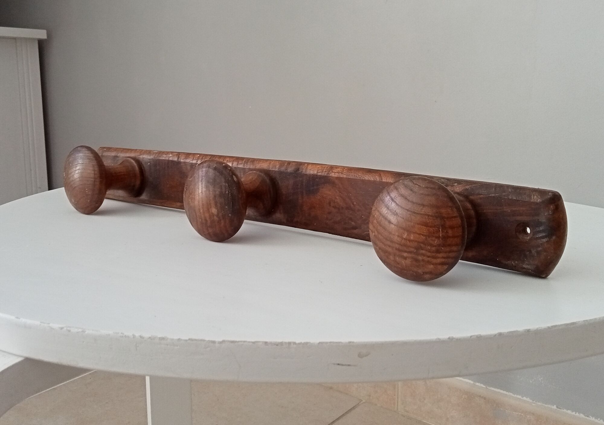 Vintage wooden coat rack 70s/80s