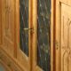 Vintage 1960s Danish Oak Sideboard with Glass Window Panels, Kjaernulf styl