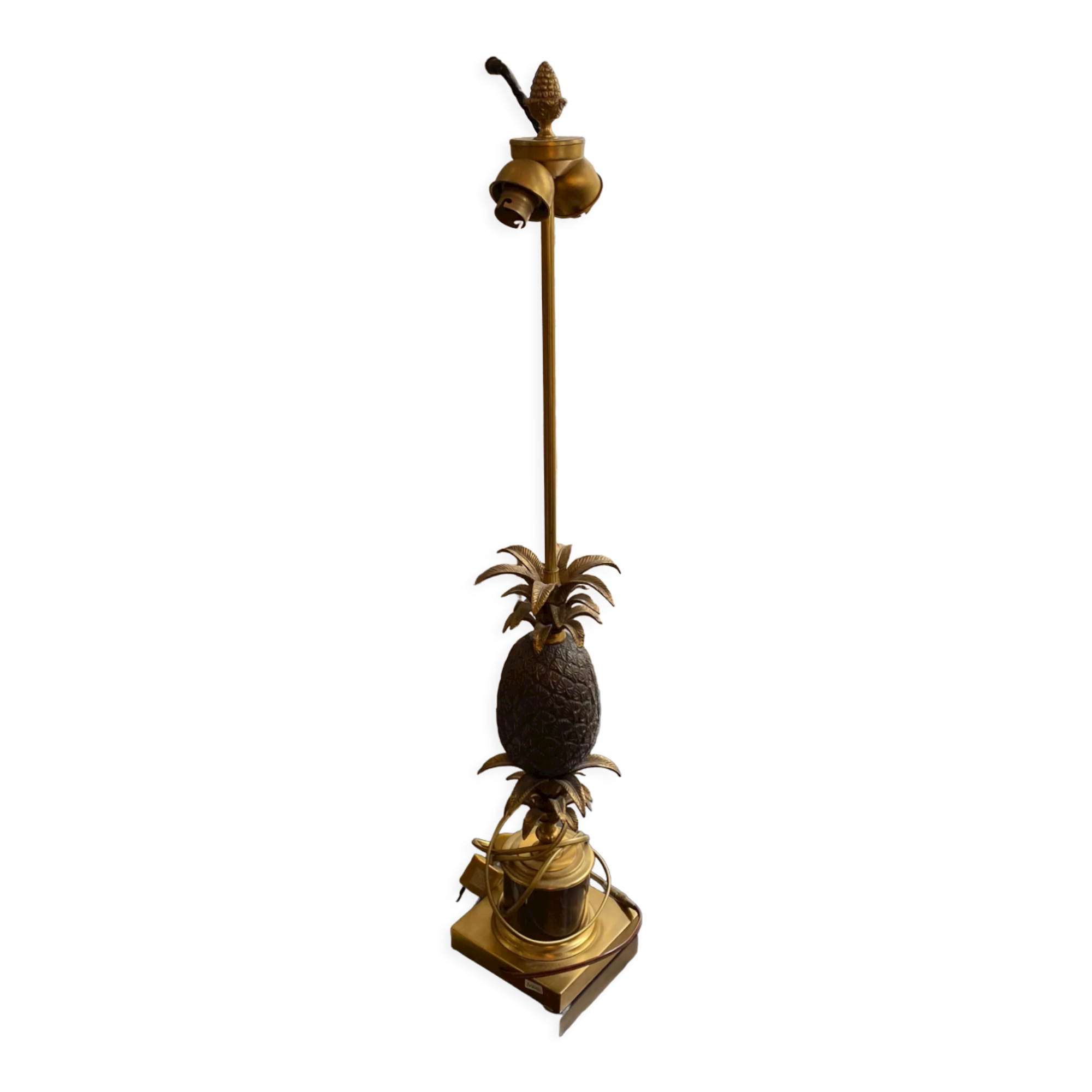 Palm lamp brass