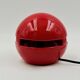 Red Space Age lamp in ceramic, Italy, 1970s.