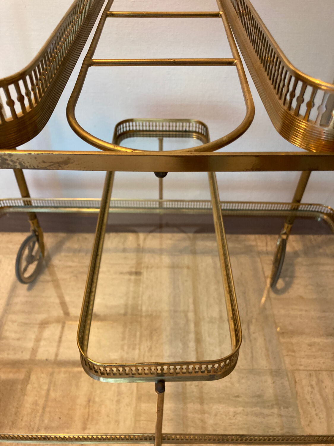 Neoclassical bar cart from the 1950s