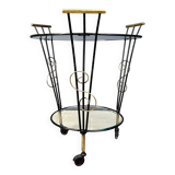 Mid century two tier italian trolley, 1950s