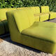 Set of 6 modular vintage Space Age armchairs - Green & Orange
