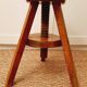 Tabouret à vis en bois massif