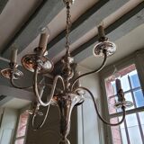 Silver chandelier