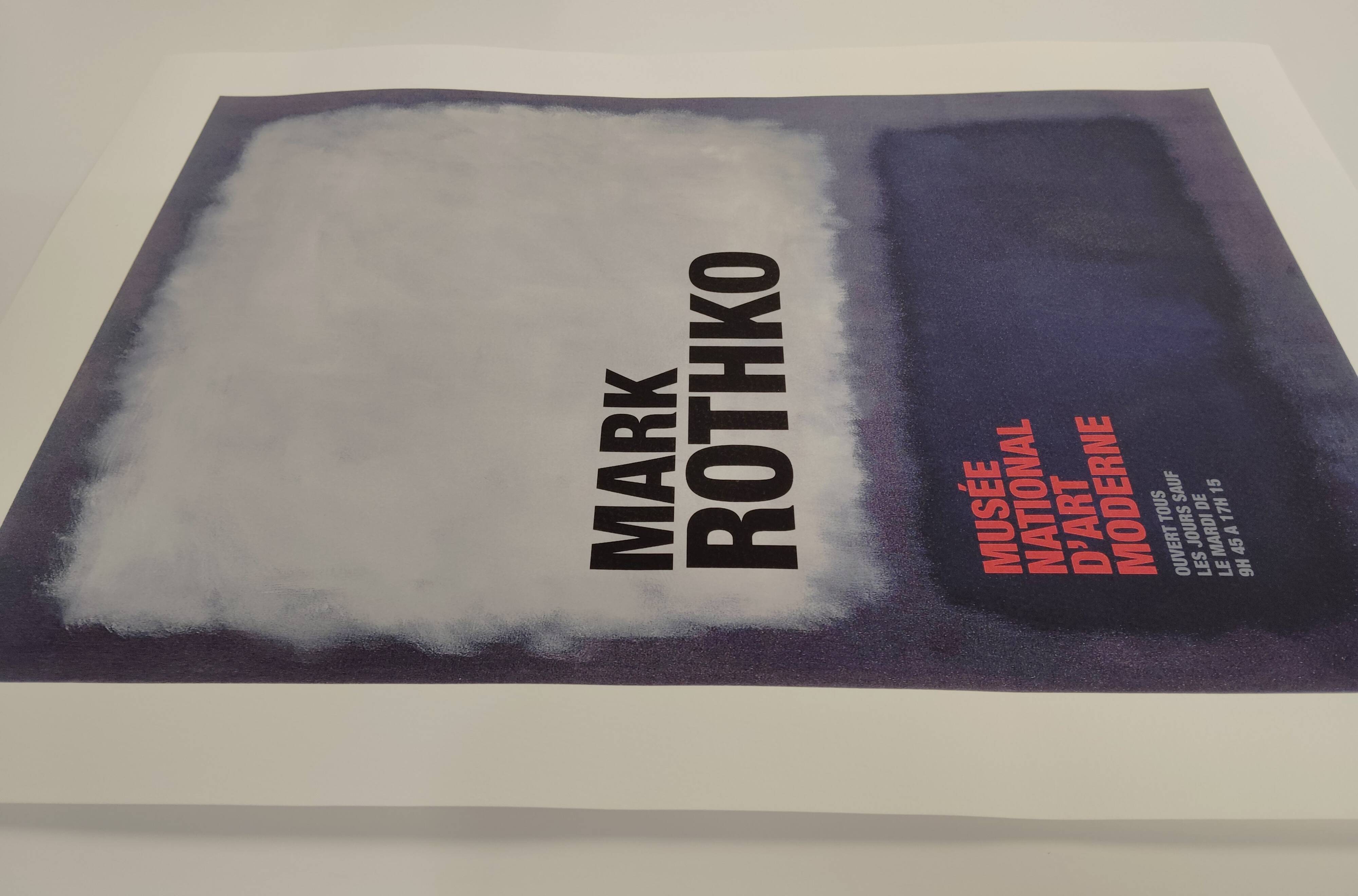 Mark ROTHKO Exhibition Poster