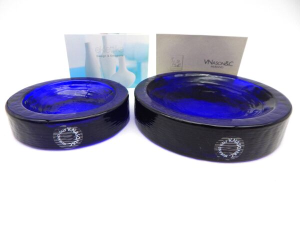 Cendriers • Vides Poches • Eklettika Blue • Carlo Nason • Murano • 2000