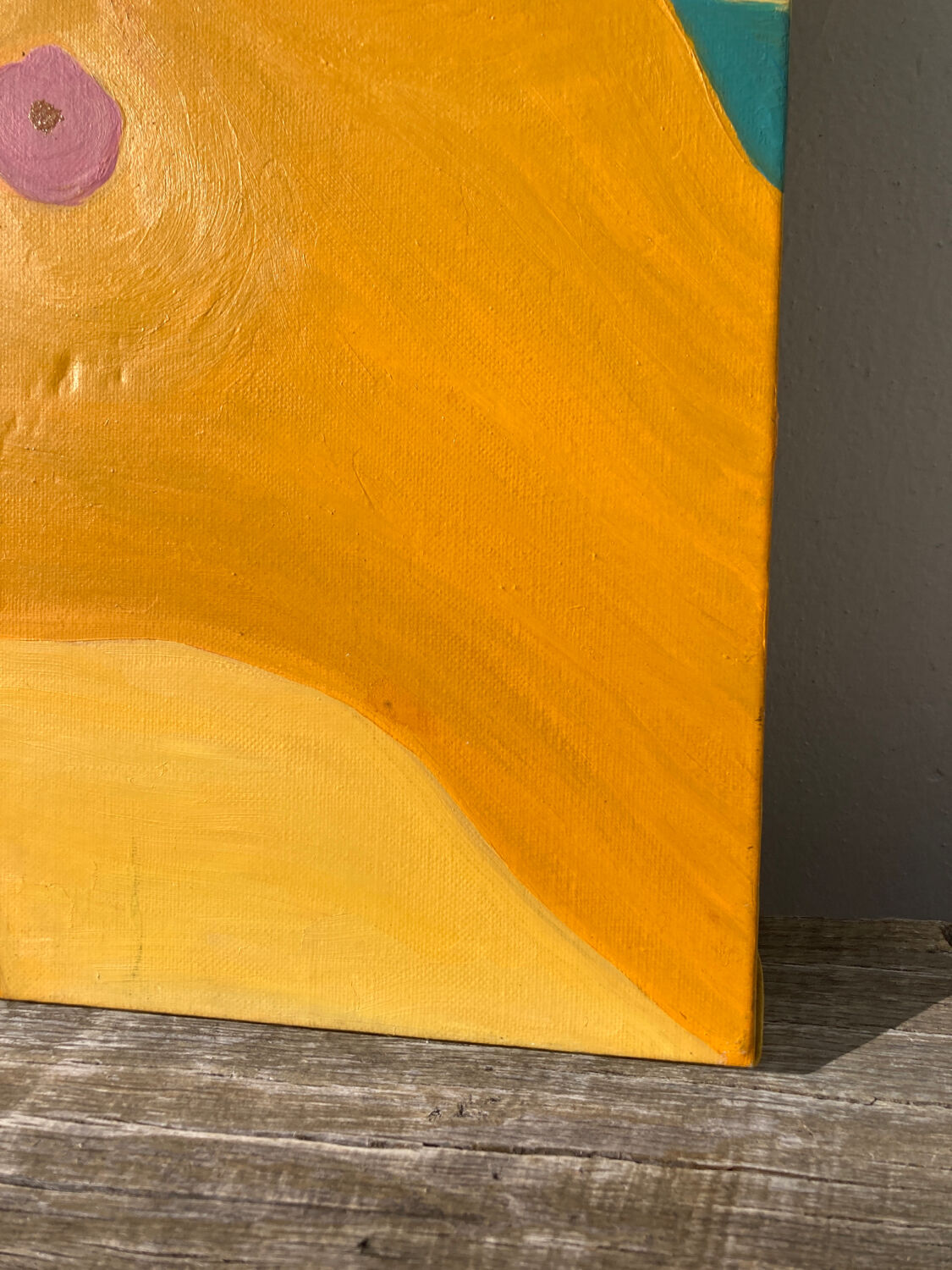 Abstract nude woman portrait
