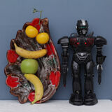 Vallauris ceramic fruit dish or cup