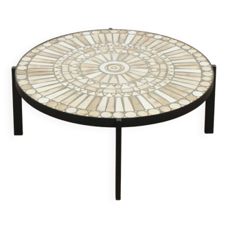 Ceramic coffee table by Lutgart De Meyer 1950s